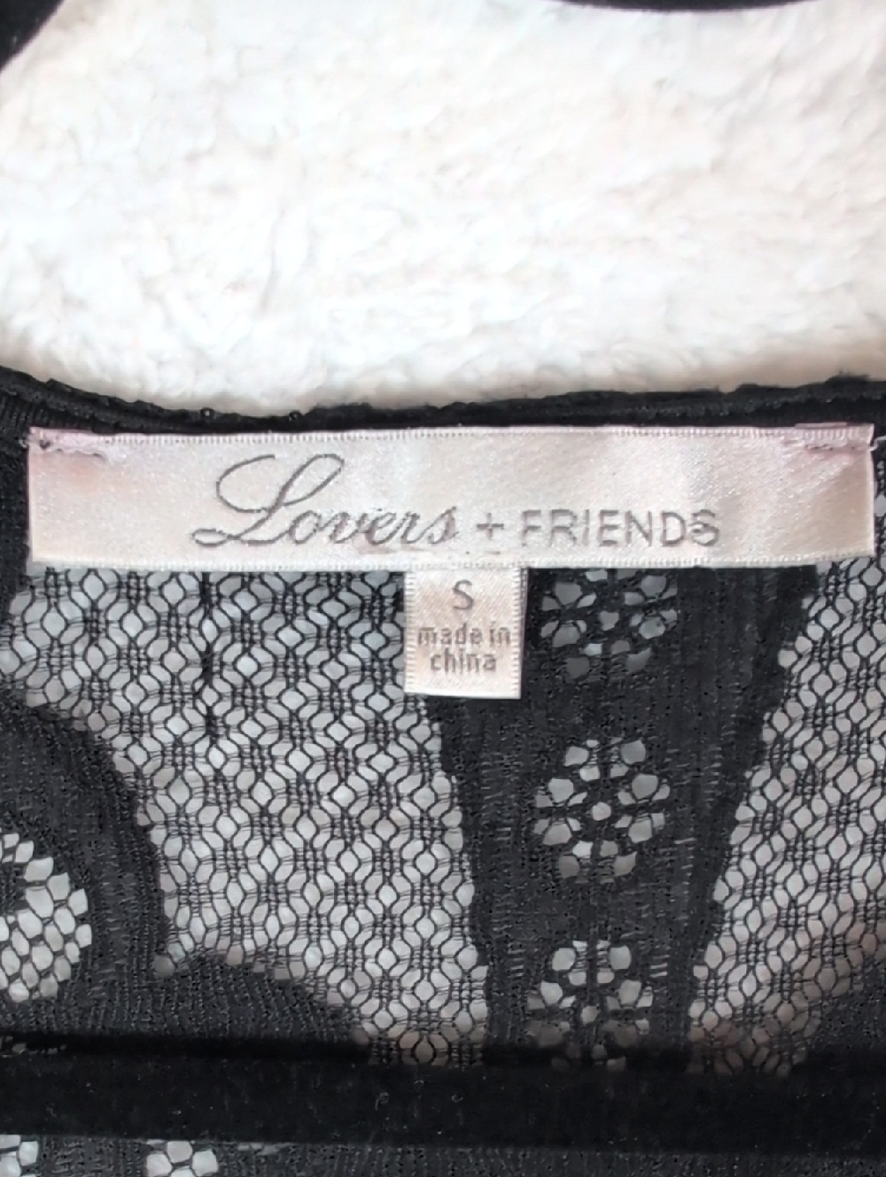 69-Lovers + Friends Black Lace Mini Dress - Picture 3 of 7